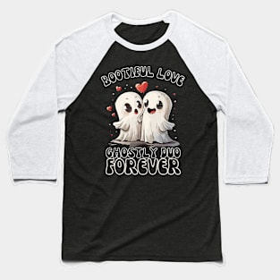 Bootiful Love Ghostly Duo Forever Baseball T-Shirt